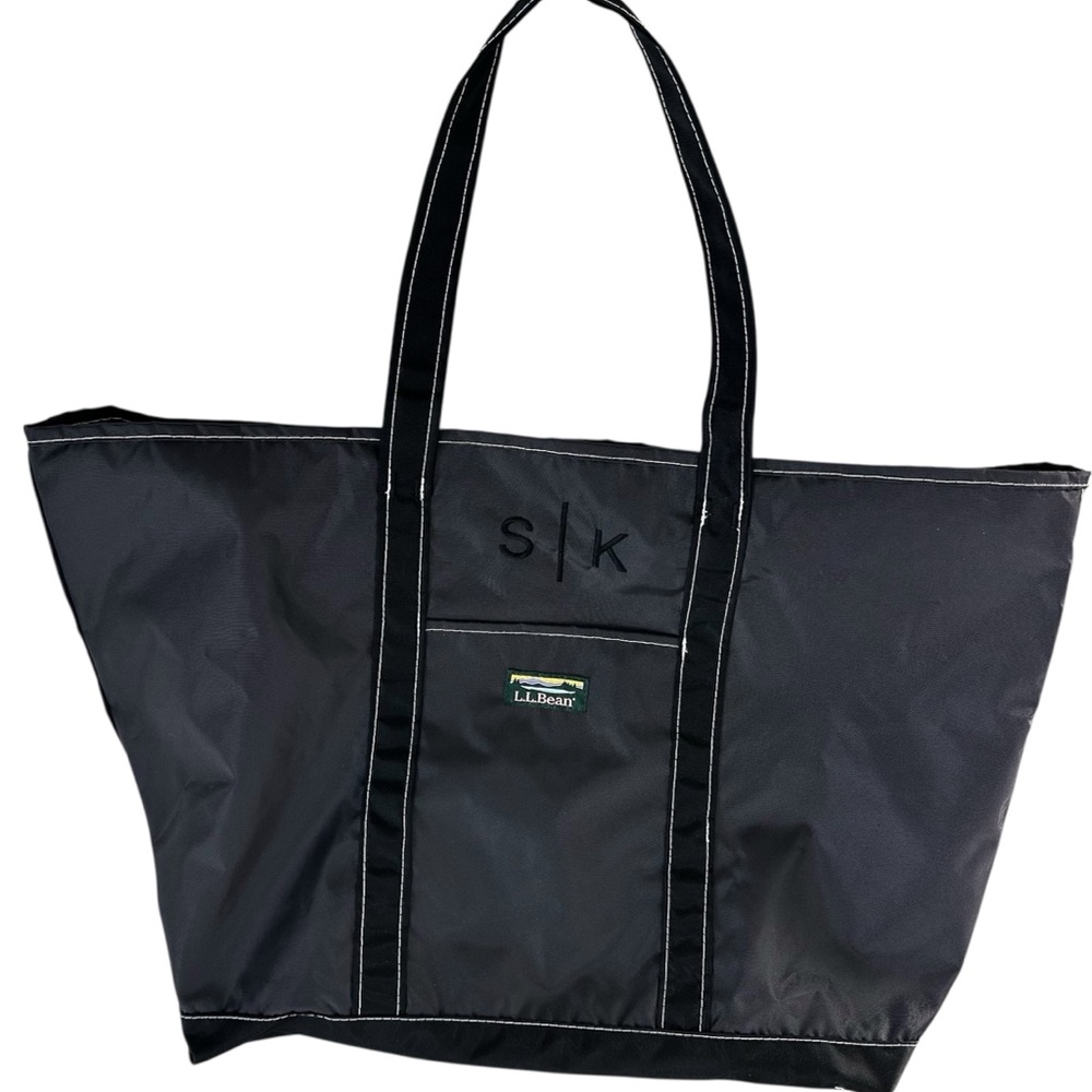 L.L. Bean Black Tote Duffel Bag
